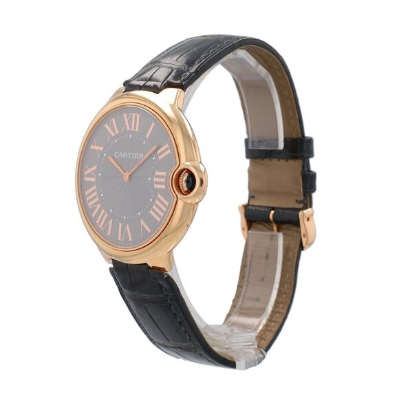 Cartier Ballon Blue W6920089 18K Solid Rose Gold Roman Dial Unisex 40mm Watch - Picture 2 of 15